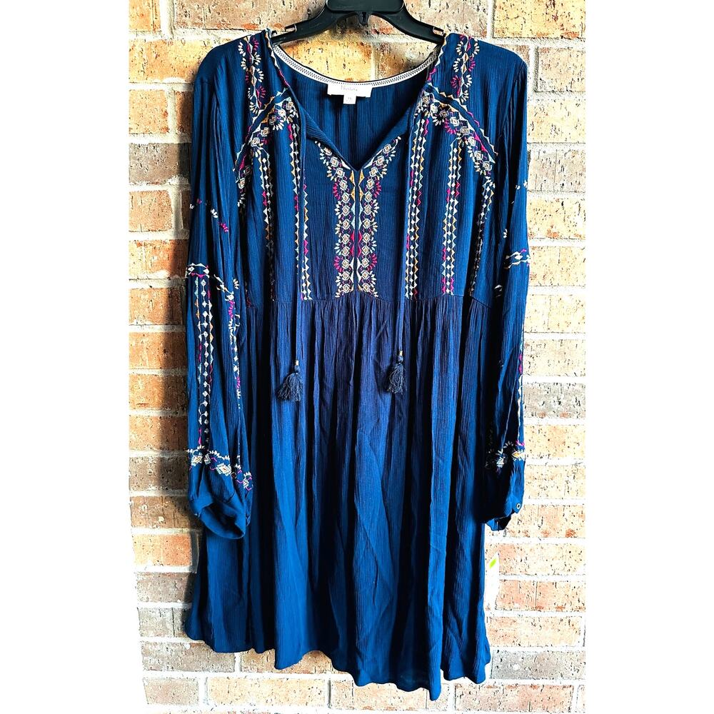 Nurture by Westbound Blue Dress 3X